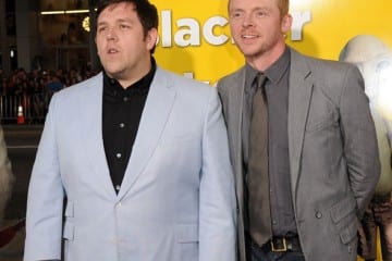 Nick Frost and Simon Pegg attend the "Paul" Los Angeles Premiere at Grauman's Chinese Theatre on March 14 in Hollywood (WireImage)