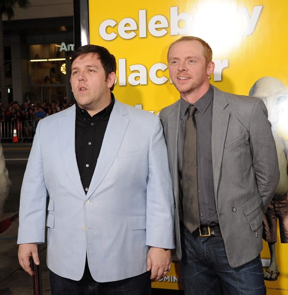 Nick Frost and Simon Pegg attend the "Paul" Los Angeles Premiere at Grauman's Chinese Theatre on March 14 in Hollywood (WireImage)