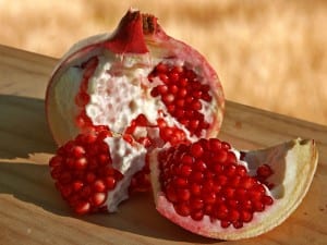 An open pomegranate (WikiMedia)