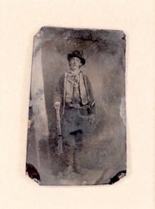 The only known photo of Billy the Kid