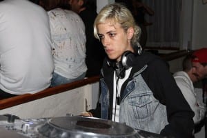 Samantha Ronson spins the Blue And Cream Midsummer Night Party at the Georgica Restaurant & Lounge on July 15  in East Hampton, New York. (WireImage)