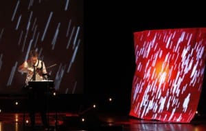 Laurie Anderson in "Delusion" at ArtsEmerson