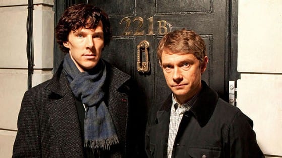 Sherlock—Cumberbatch and Freeman