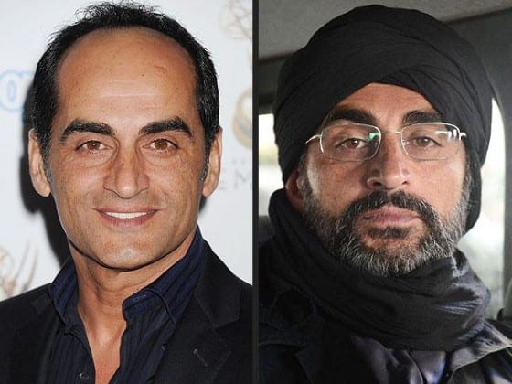 On one side, a gentle Iranian-born acor, on the other the Al-Qaeda mastermind named Abu Nazir on "Homeland." 