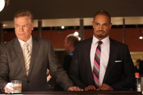 Brad (Damon Wayans Jr.) desperatly tries to get along with Jane's father (Christopher McDonald)