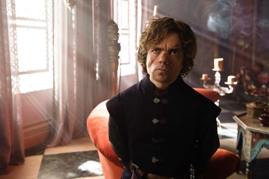 Tyrion (Peter Dinklage) learns more of his future as Master of Coin. 