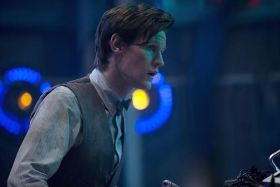 The Doctor (Matt Smith) tries to find Clara in time. 