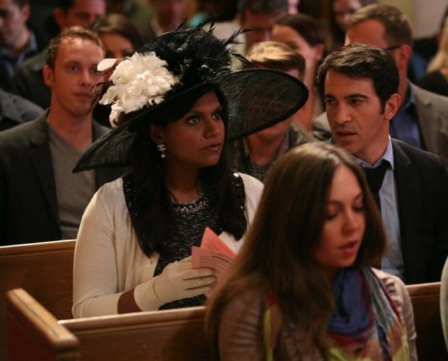 Mindy heads to both church and prison to impress her new date, minister Casey (Anders Holm)
