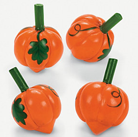 Pumpkin Dreidels for Thanksgivukkah