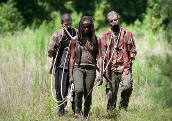 Michonne (Danai Gurira) sets out to find Rick and Carl in the aftermath of the Governor's attack.