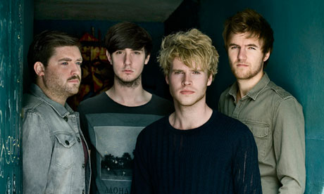 Kodaline's line up from left to right: Mark Prendergast, Vinny May, Steve Garrigan, and Jason Boland. Media credit to lastframepictures.com
