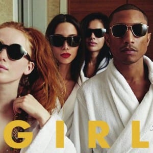 Pharrell's latest album G I R L. Media credit to Columbia Records.
