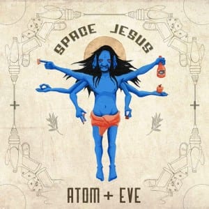 Space Jesus' latest EP, ATOM+EVE. Media credit to Cognac Planet